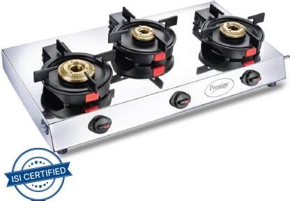 prestige auto ignition gas stove 2 burner